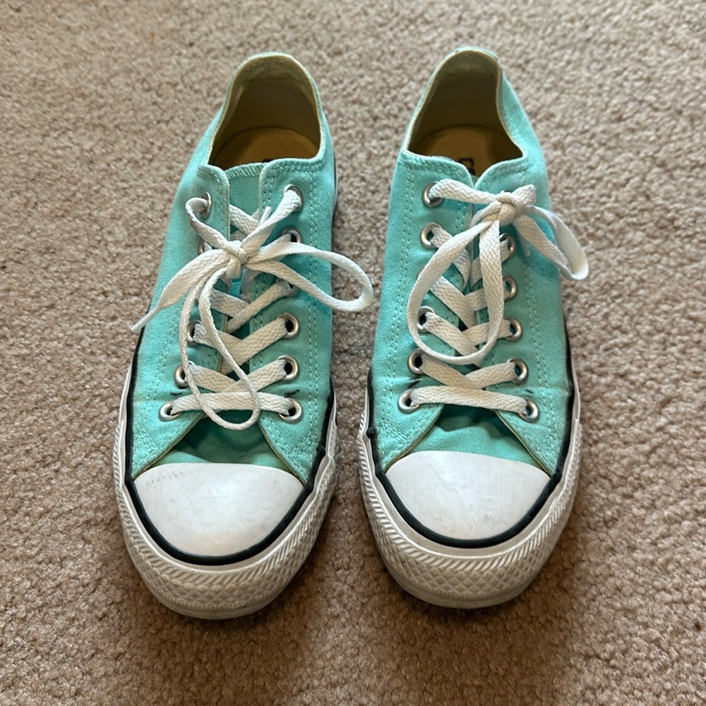 Light blue converse